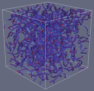 Cosmic strings simulations