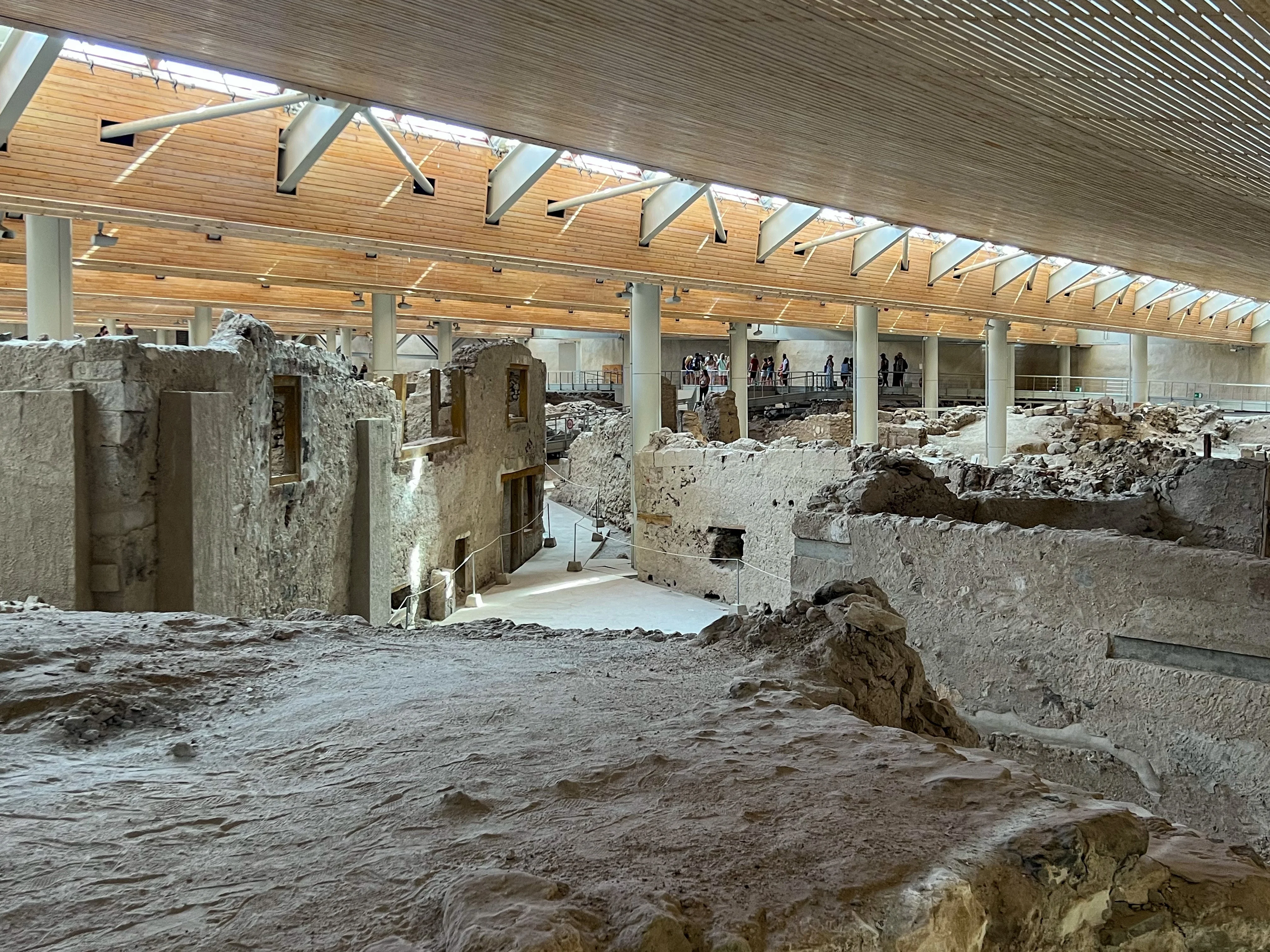 Akrotiri excavation site