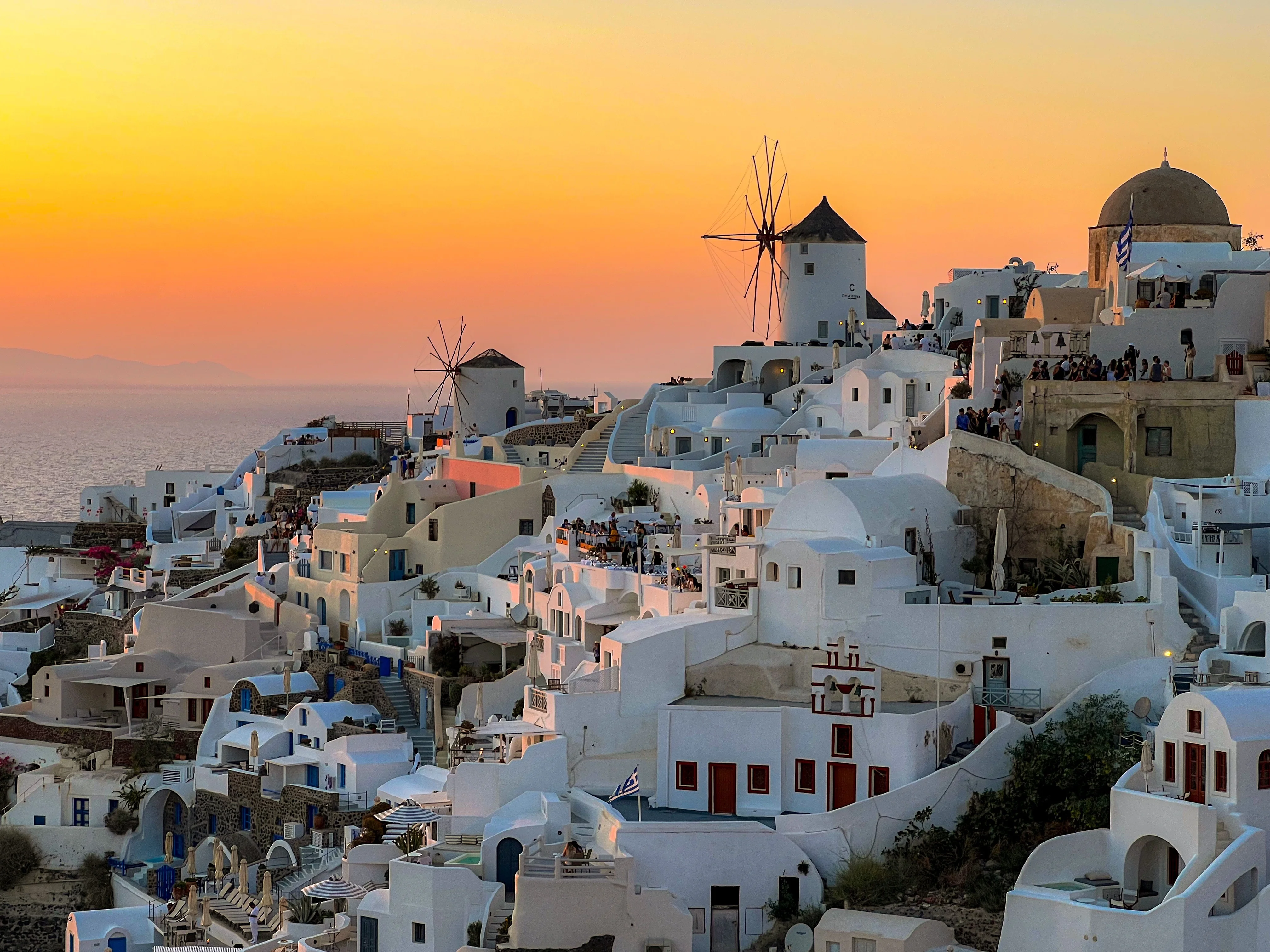 The sunset from Oia