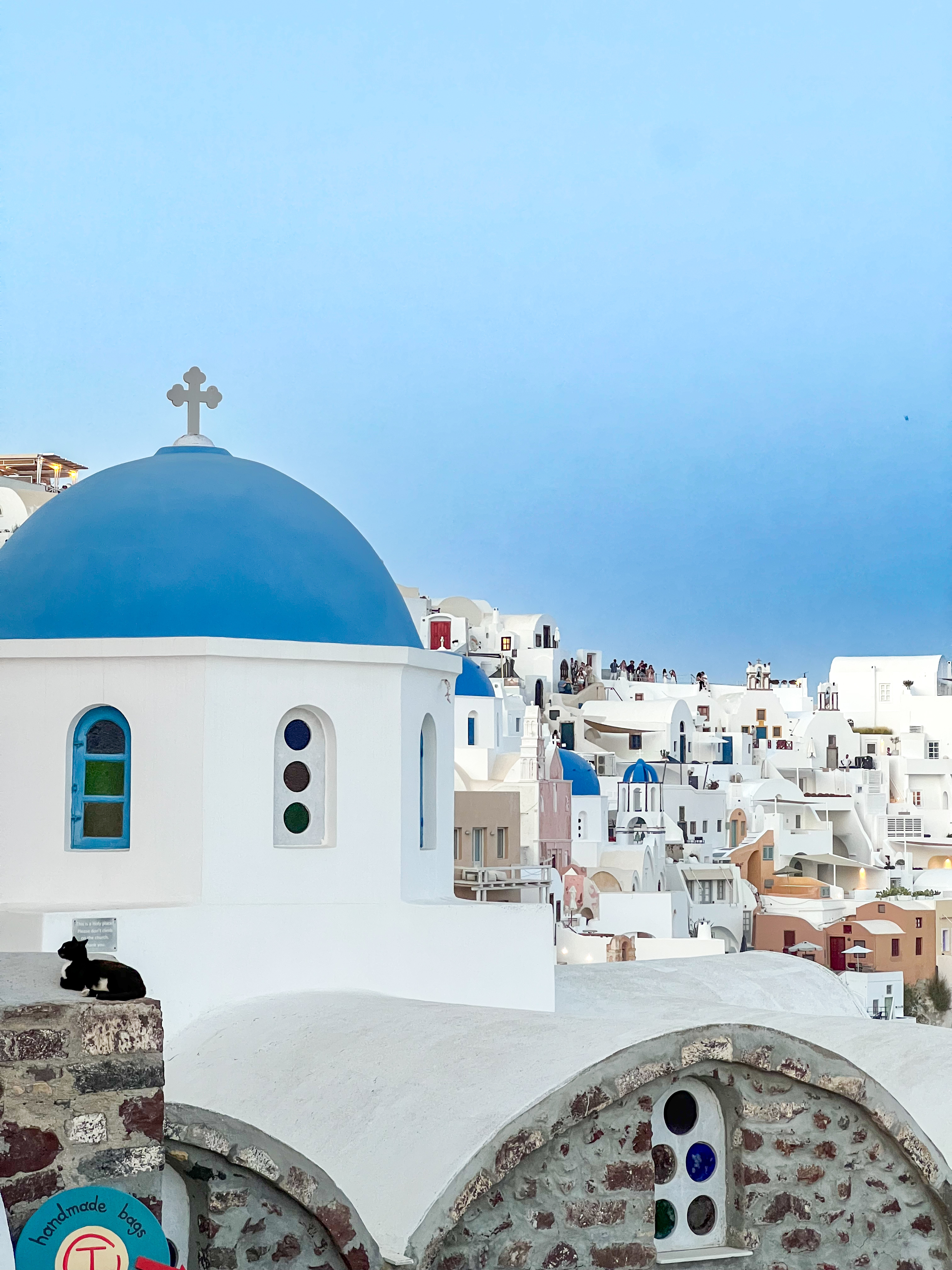 Blue domes