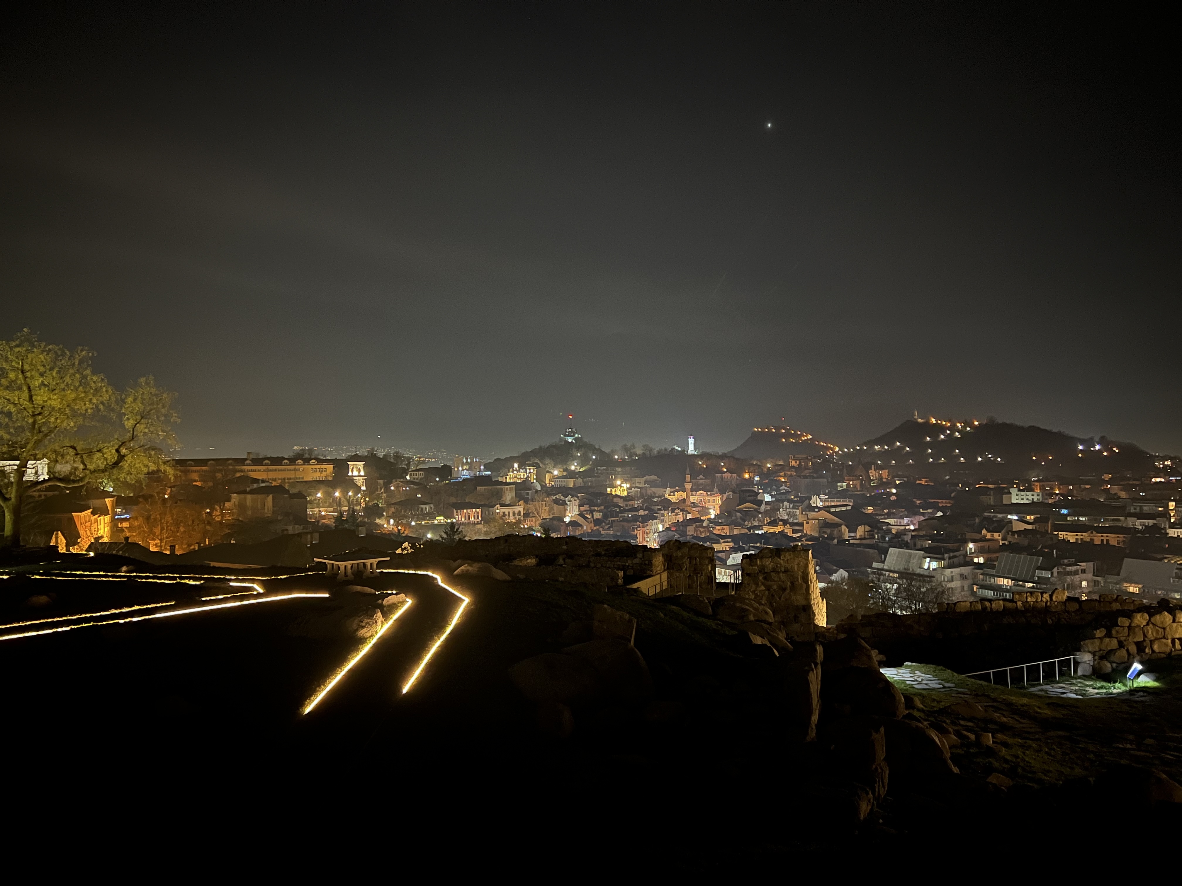 The view from nebet teppe in Plovdiv