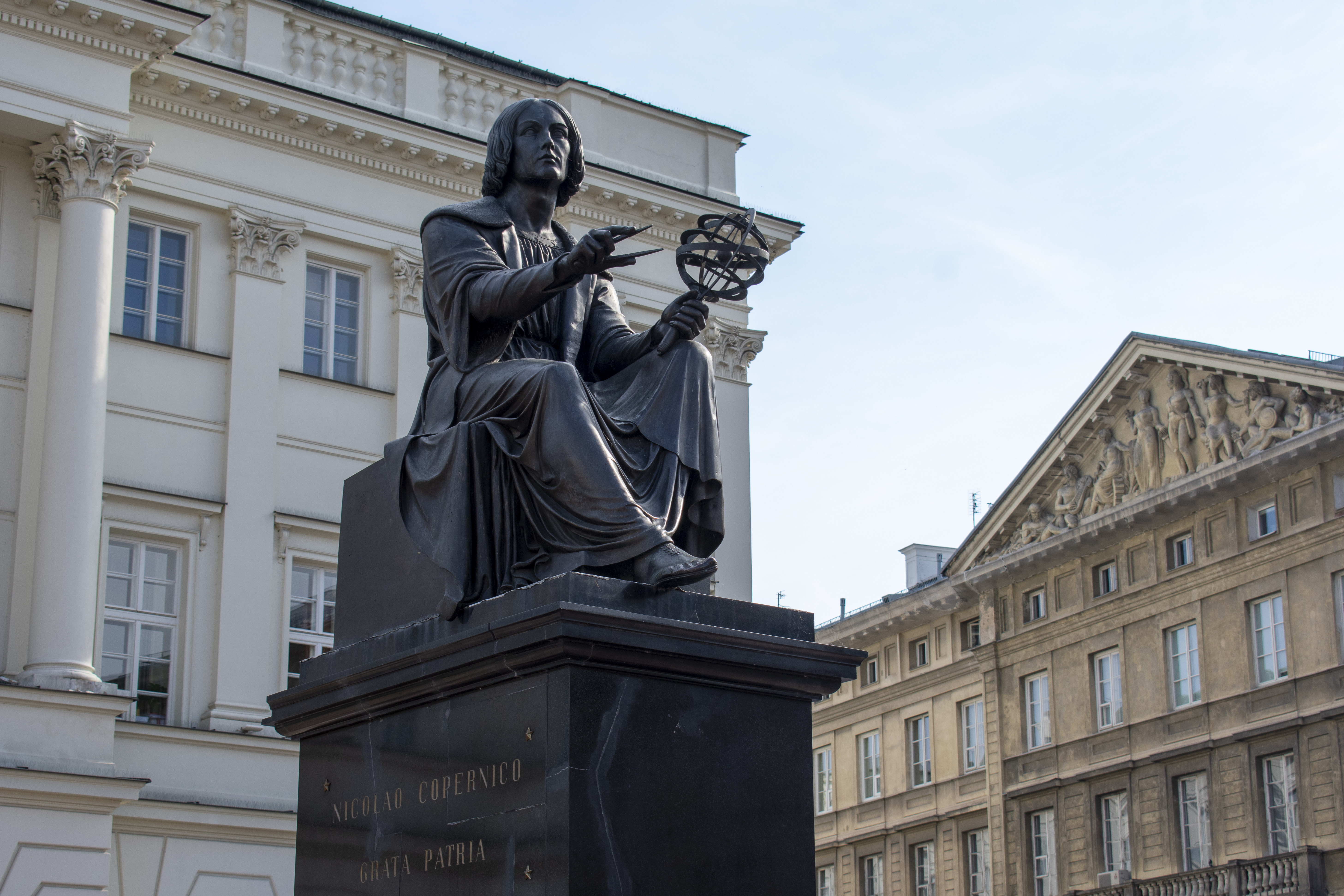 Statue of Nicolaus Copernicus in Warsaw